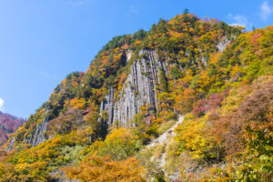 布岩山の柱状節理